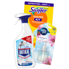 Alle Ambi Pur luchtverfrissers, Antikal of Swiffer